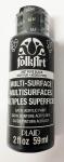 FolkArt Multi-Surface Pure Black Satin-Acrylfarbe 59ml 