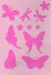 Folie Stencils Schmetterlinge 