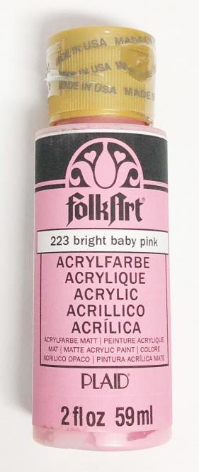FolkArt 223 Bright Baby Pink 59ml 