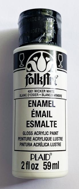 FolkArt Enamel 4001 Wicker White 59 ml 