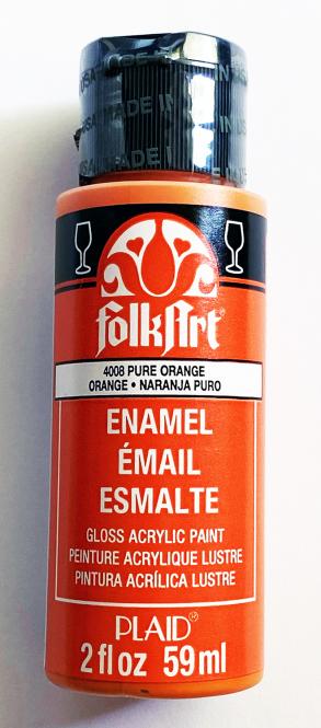 FolkArt Enamel 4008 Pure Orange 59 ml 
