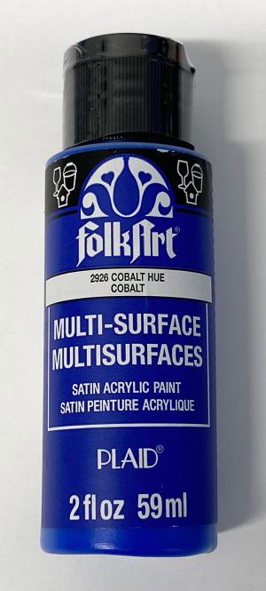 FolkArt Multi-Surface Cobalt Hue Satin-Acrylfarbe 59ml 