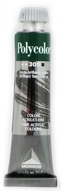 Polycolor Acrylfarbe 305 Brilliant-Grün Dunkel 20 ml 